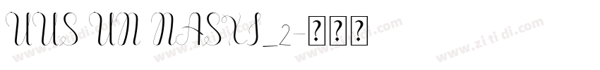 UUS UN NASXI_2字体转换